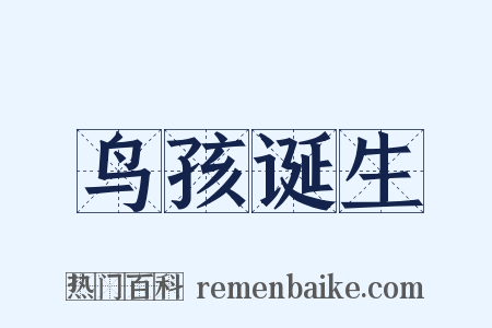 鸟孩诞生是什么意思的图片